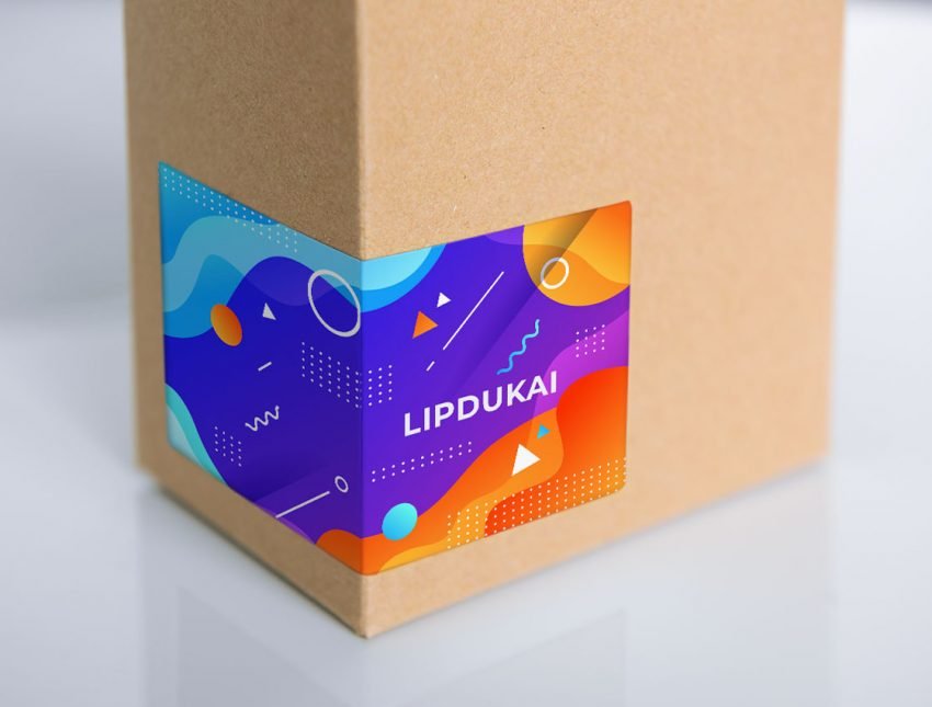 Reklaminių lipduku gamyba pakuotėms