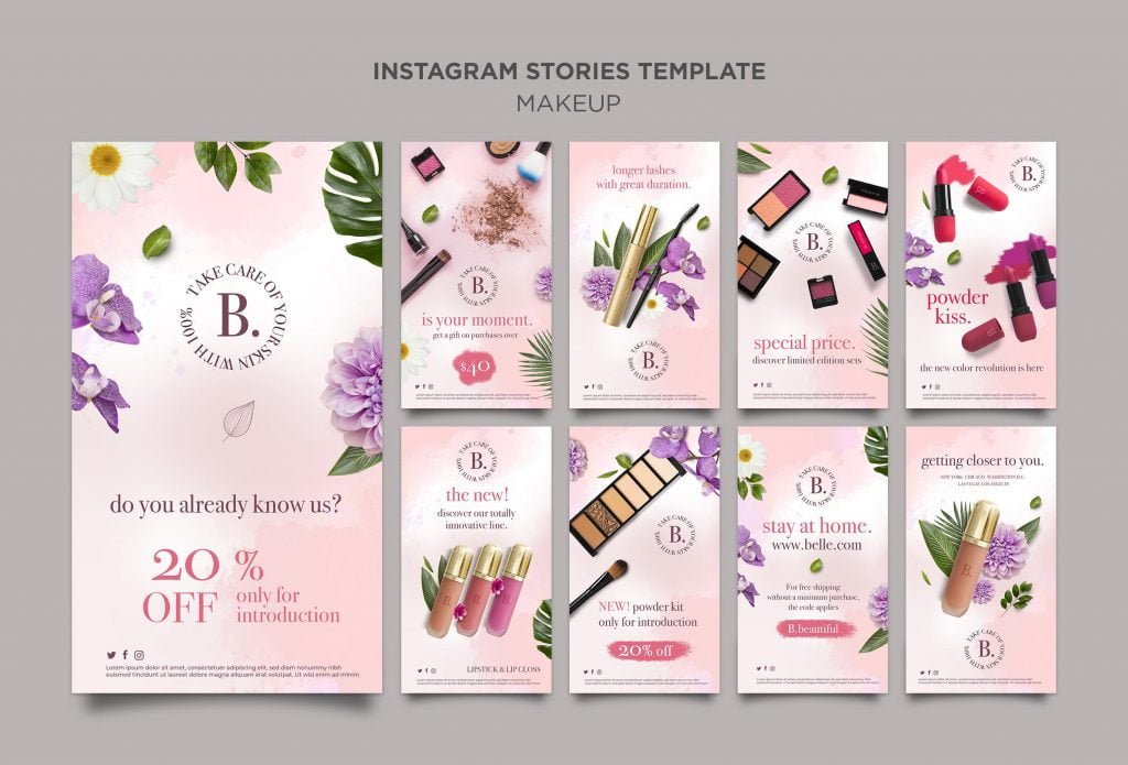 nemokamas dizaino šablonas - beauty makeup