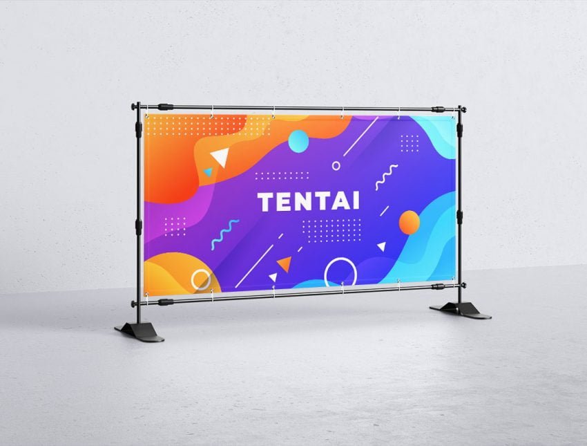 Reklaminių tentų gamyba vidau sąlygoms